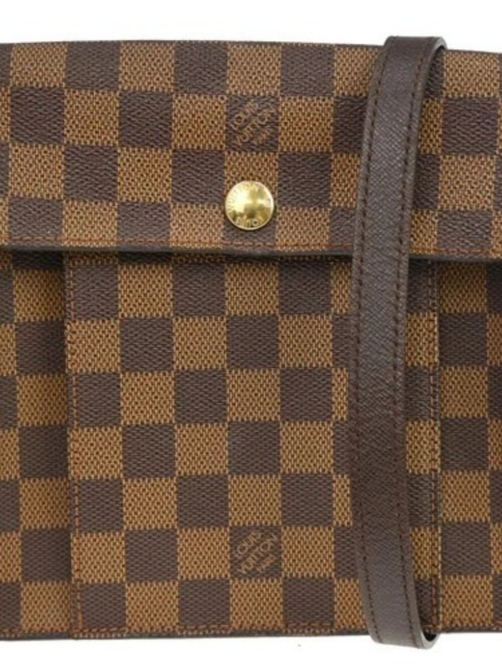 Deal08 LOUIS VUITTON BROWN DAMIER PIMLICO SHOULDER BAG N45272 MI0968 122518